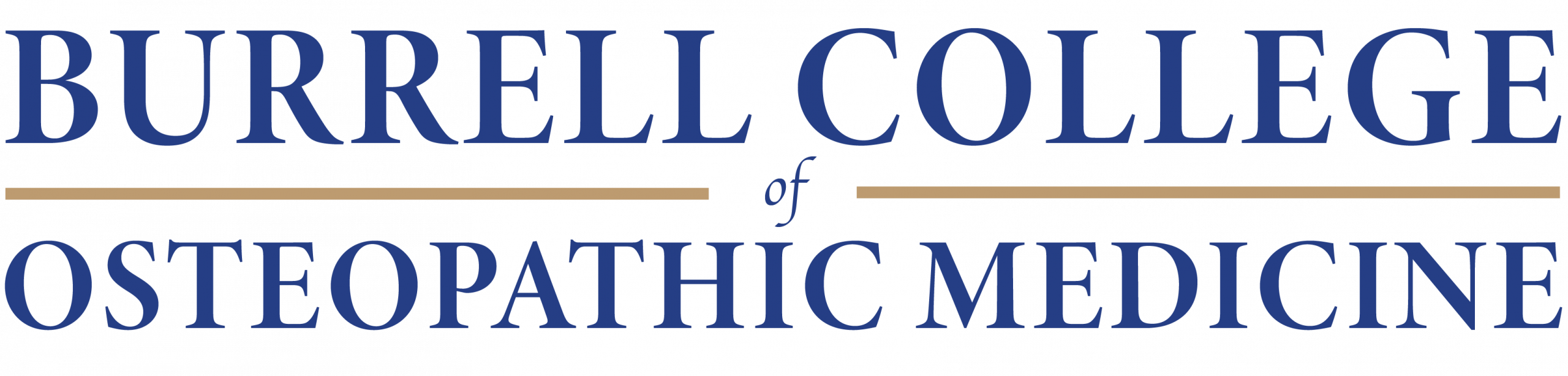 The Burrell College of Osteopathic Medicine Logo-Horizontal View