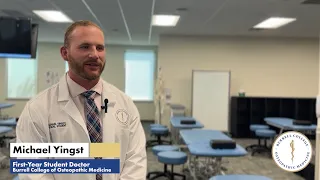 Student Doctor Michael Yingst at Burrell College