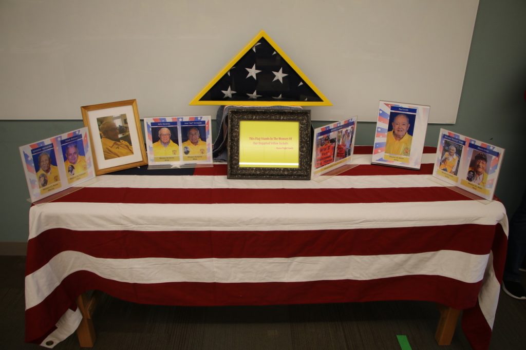 photos of Honor Flight Reunion members