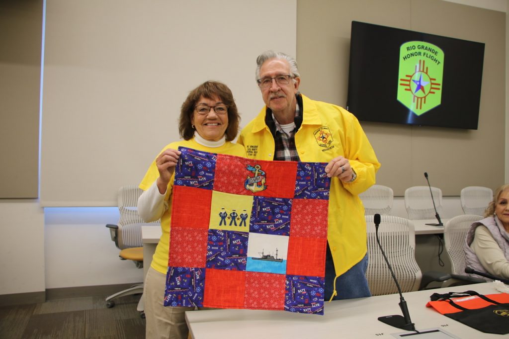 Honor Flight Reunion attendees at Burrell College in New Mexico