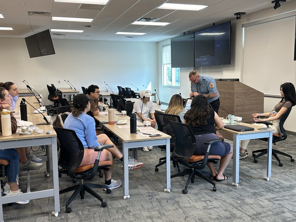 Burrell College Students Gain Hands-On Experience in EKG Workshop with Brevard County Fire Rescue