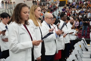 Burrell Students at Ceremony