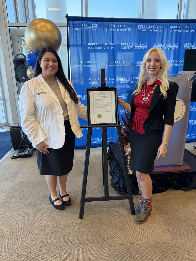 Burrell College and NMOMA Celebrate Osteopathic Medicine Month with Governor’s Proclamation Ceremony