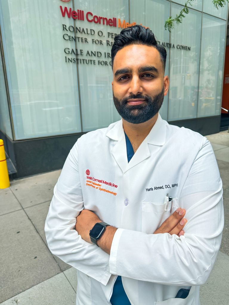 alumnus Harris Ahmed, DO, MPH